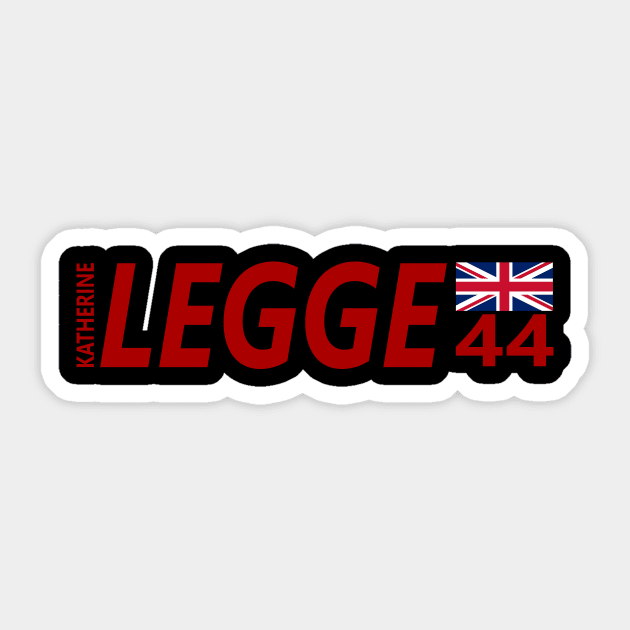 KATHERINE LEGGE 44 Sticker by SteamboatJoe